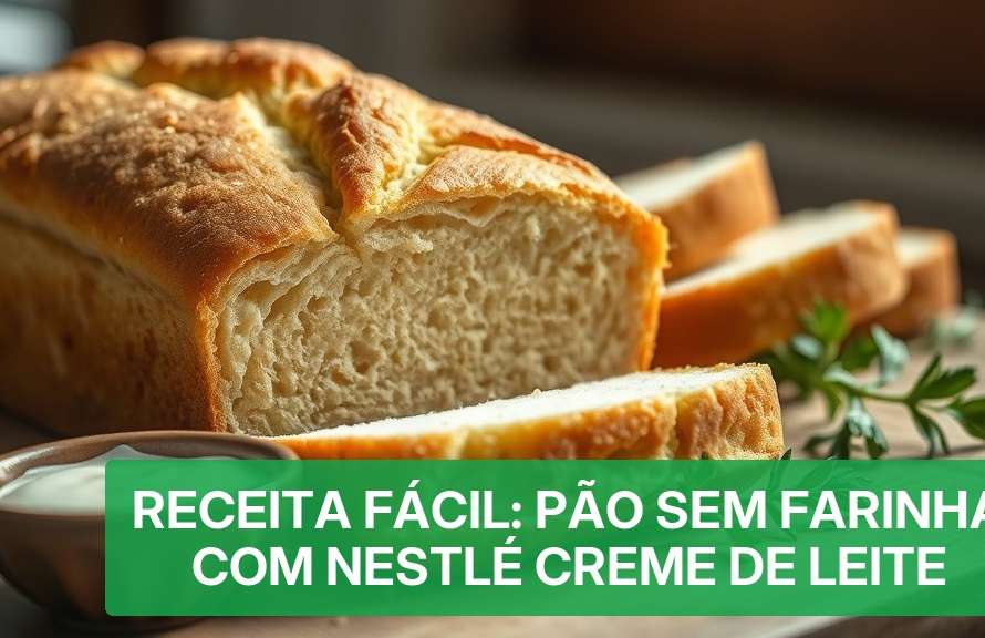Receita Fácil: Pão Sem Farinha com Nestlé Creme de Leite [2026] — Nutricionando
