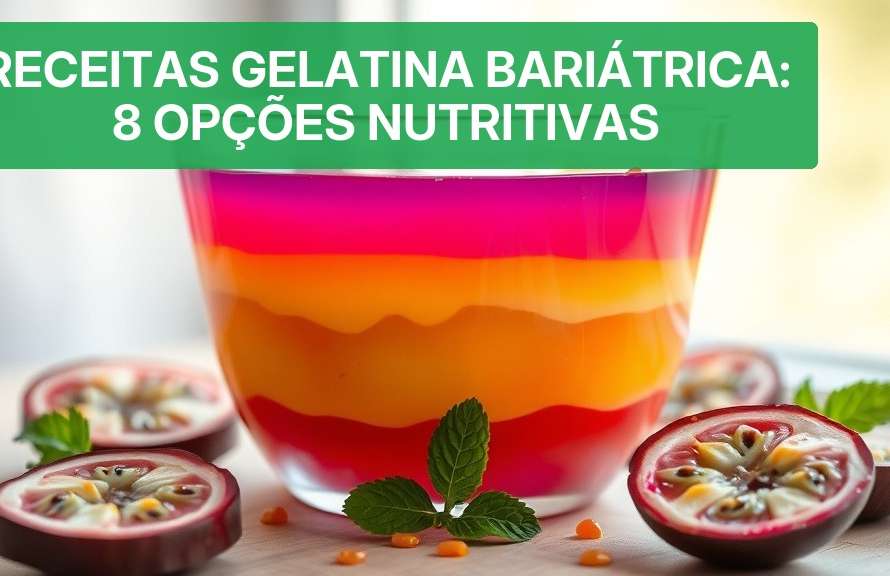 Receitas Gelatina Bariátrica: 8 Opções Nutritivas [Guia 2026] — Nutricionando