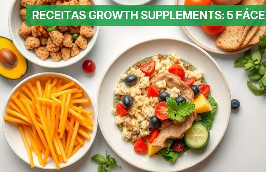 Receitas Growth Supplements: 5 Fáceis [2026] — Nutricionando