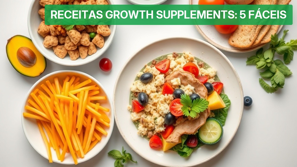 Receitas Growth Supplements: 5 Fáceis [2026] — Nutricionando