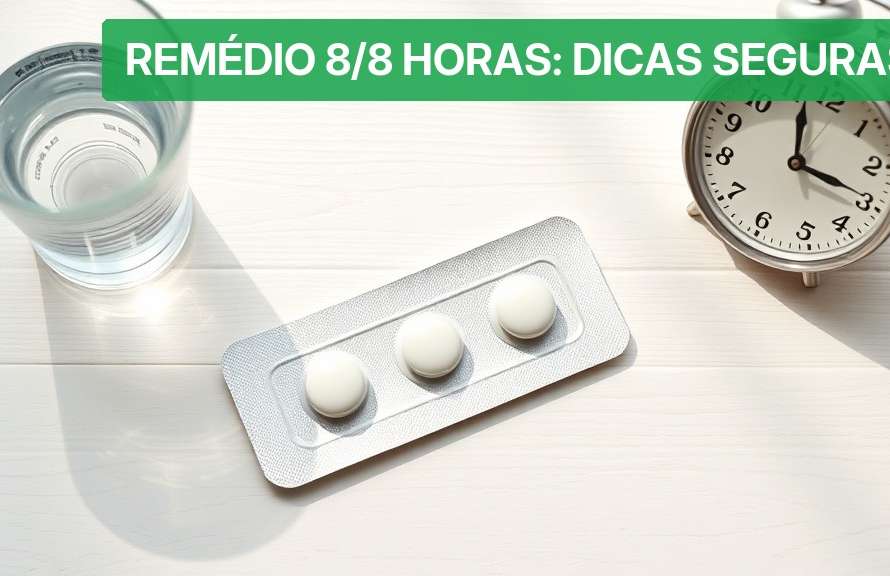 Remédio 8/8 Horas: Dicas Seguras [Passo a Passo 2026] — Nutricionando