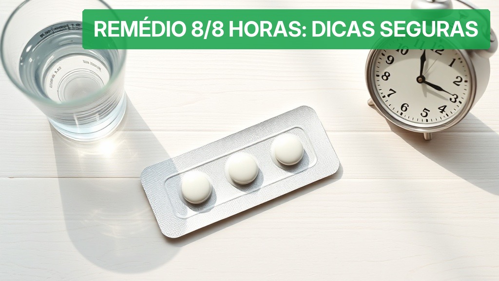 Remédio 8/8 Horas: Dicas Seguras [Passo a Passo 2026] — Nutricionando