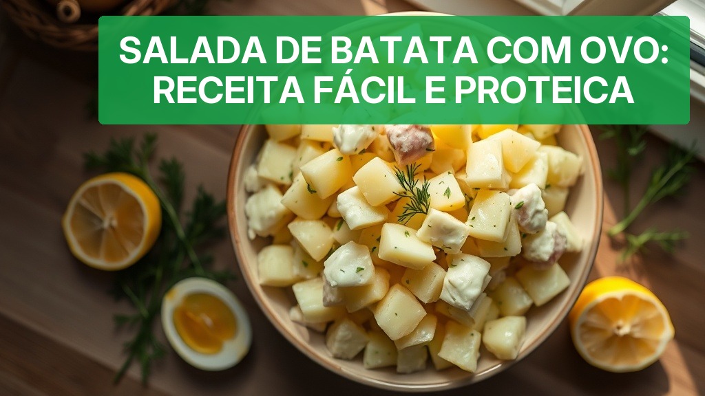 Salada de Batata com Ovo: Receita Fácil e Proteica [2026] — Nutricionando