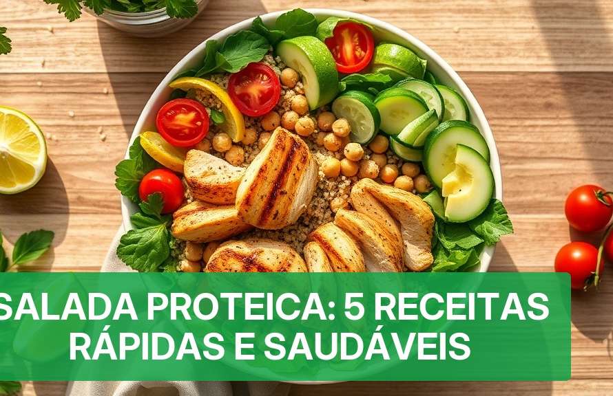 Salada Proteica: 5 Receitas Rápidas e Saudáveis (2026) — Nutricionando