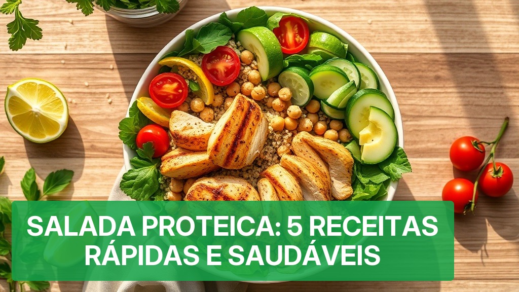 Salada Proteica: 5 Receitas Rápidas e Saudáveis (2026) — Nutricionando