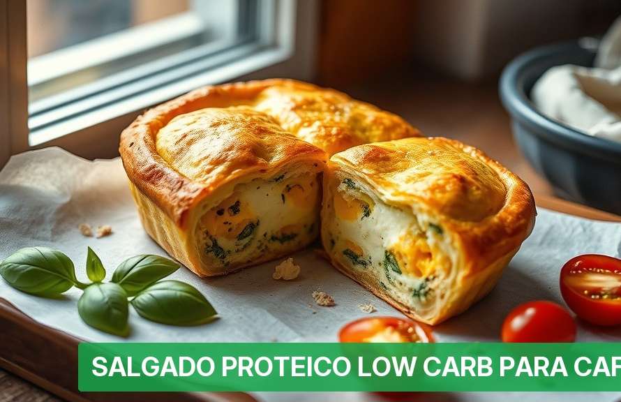 Salgado Proteico Low Carb para Café [Rápido 2026] — Nutricionando