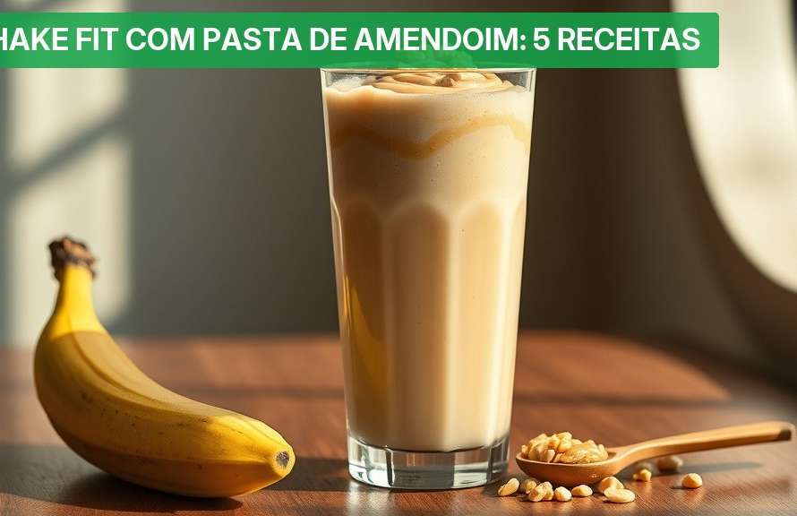 Shake Fit com Pasta de Amendoim: 5 Receitas [Fáceis 2026] — Nutricionando