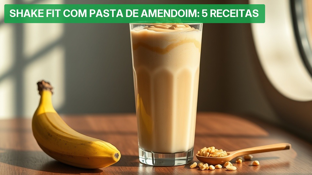 Shake Fit com Pasta de Amendoim: 5 Receitas [Fáceis 2026] — Nutricionando