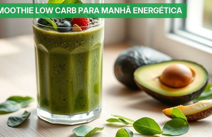 Smoothie Low Carb para Manhã Energética [Receita 2026] — Nutricionando
