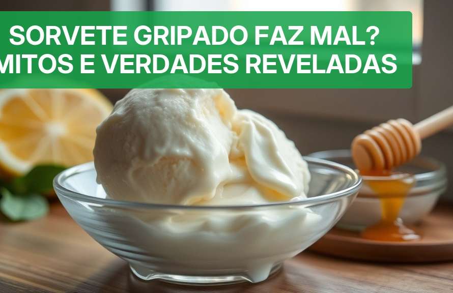 Sorvete Gripado Faz Mal? Mitos e Verdades Reveladas (2026) — Nutricionando