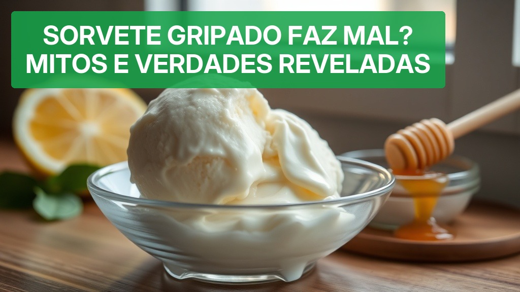 Sorvete Gripado Faz Mal? Mitos e Verdades Reveladas (2026) — Nutricionando