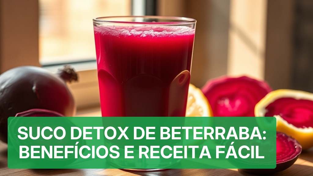 Suco Detox de Beterraba: Benefícios e Receita Fácil (2026) — Nutricionando