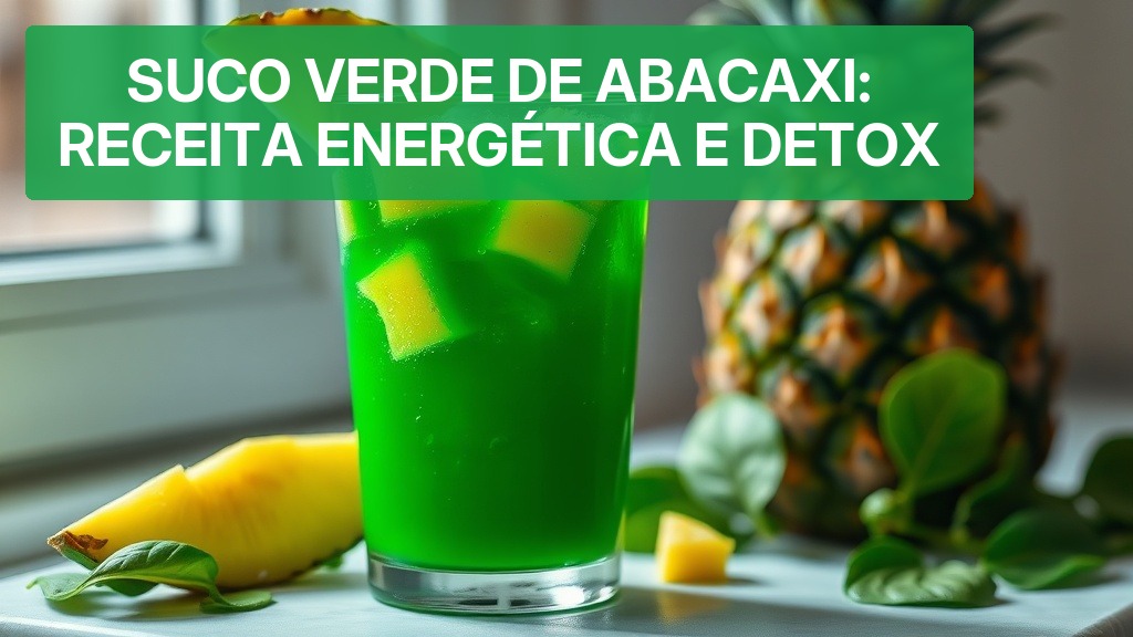 Suco Verde de Abacaxi: Receita Energética e Detox [Completa] — Nutricionando