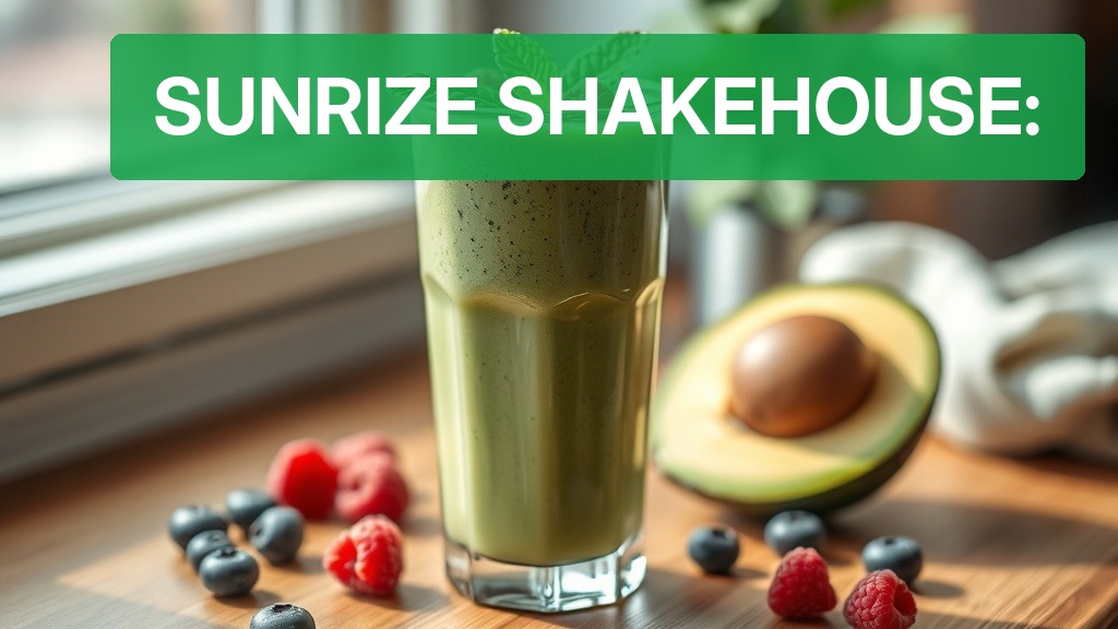 Sunrize Shakehouse: [Melhores Shakes Veganos 2026] — Nutricionando