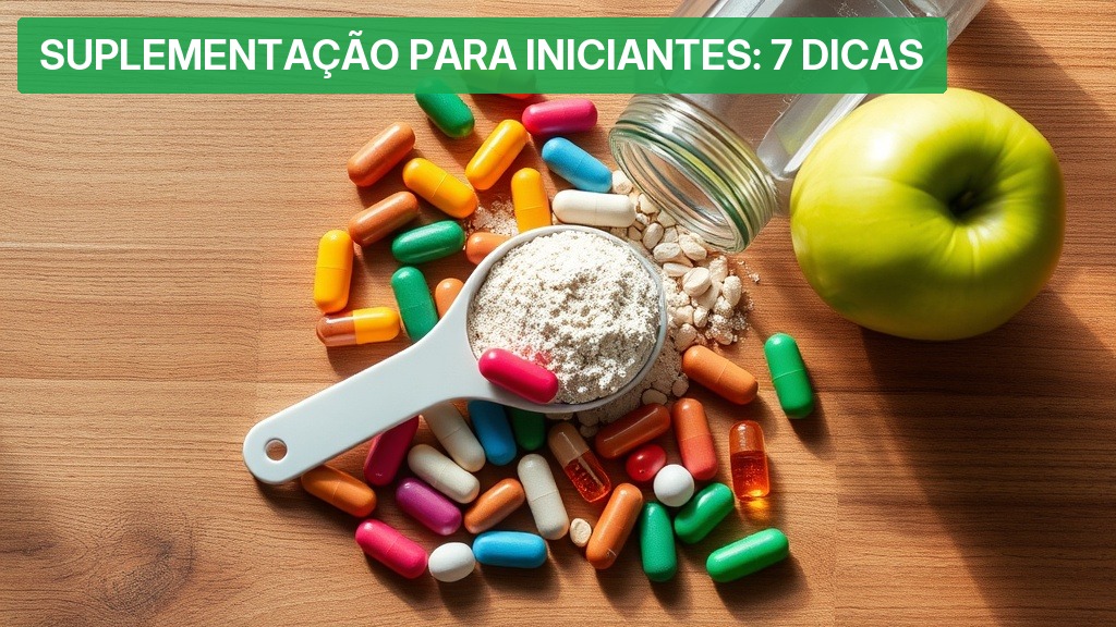 Suplementação para Iniciantes: 7 Dicas [Essenciais 2026] — Nutricionando
