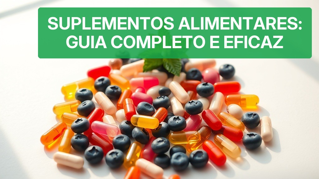 Suplementos Alimentares: Guia Completo e Eficaz (2026) — Nutricionando