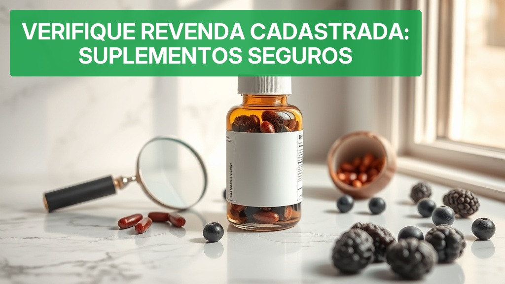 Verifique Revenda Cadastrada: Suplementos Seguros [2026] — Nutricionando