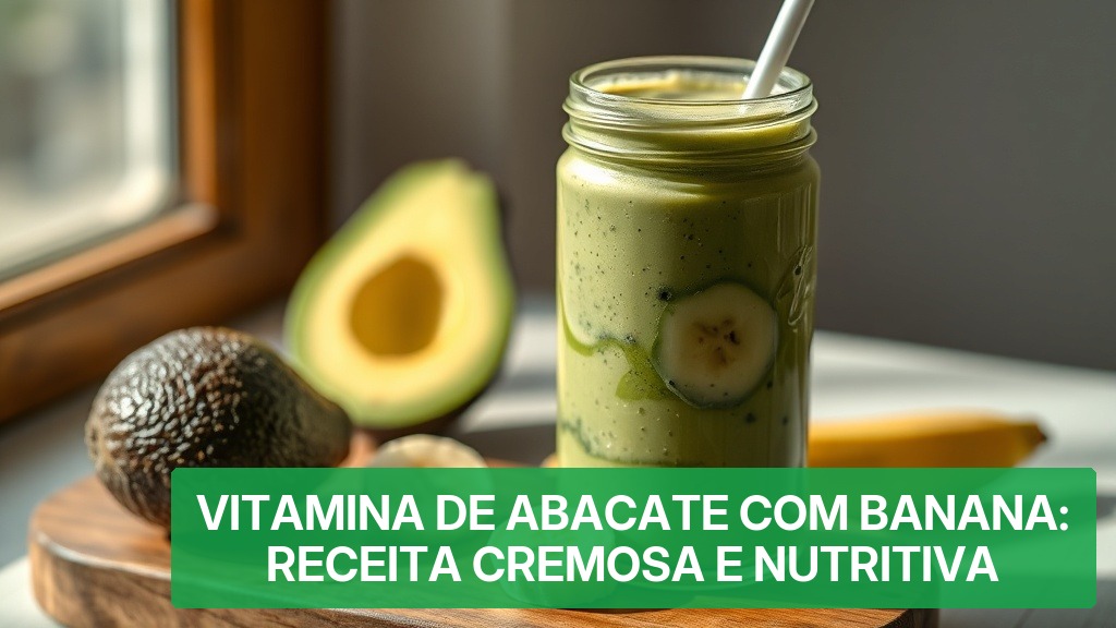 Vitamina de Abacate com Banana: Receita Cremosa e Nutritiva (2026) — Nutricionando