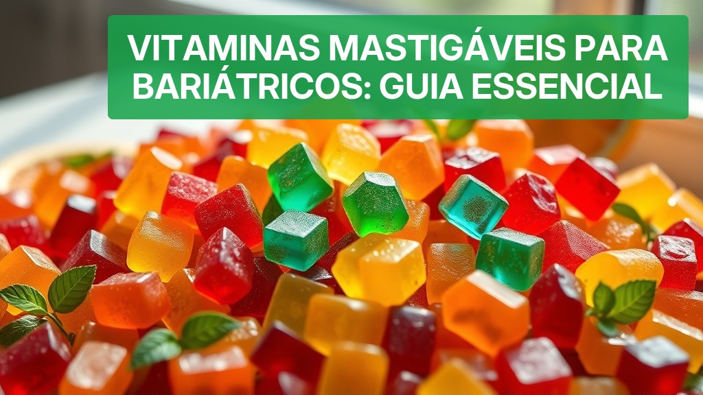 Vitaminas Mastigáveis para Bariátricos: Guia Essencial [2026] — Nutricionando